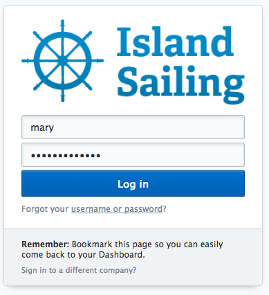Logging into your FareHarbor Dashboard